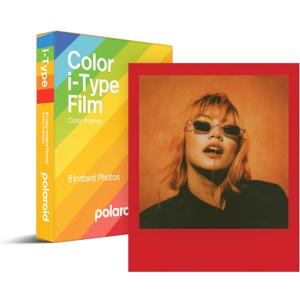Polaroid Color Film for I-Type - Color Frames Edition (6214) (8 Photos (Pack of 1))
