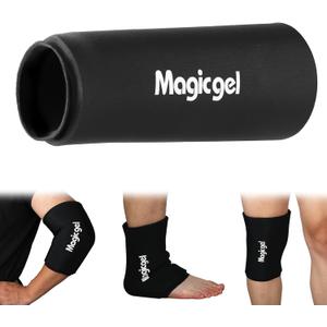 Magic Gel Small Knee & Elbow Ice Pack Sleeve 1 Pack  Reusable Hot & Cold Therapy Wrap for Targeted Relief  Compact Compression Fit