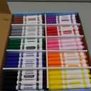 KMUYSL 200 Count Washable Markers Bulk, 10 Assorted Colors - Broad Line Conical Tip Coloring Markers for Kids, School Art Supplies & Back to School Supplies, Teacher Classroom Must Haves