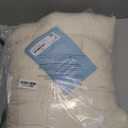 LOFE Organic Pillow with Pillowcase - 20x26 Organic Standard Pillow with 100% Organic Cotton Shell, Adjustable Loft Youth Plilow, Machine Washable, Soft, Perfect for Youth&Adults (Off White)