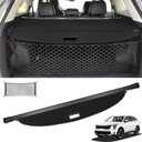 Sze Cargo Cover for Kia Sorento 2021-2025 Accessories Retractable Trunk Cover Black Rear Trunk Security Cover Shielding Shade Waterproof-New Upgrade