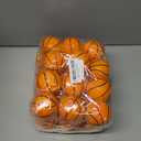 24 Pack 2.5 Inch Basketball Stress Ball,Mini Foam Squeeze Sports Balls for Sport Theme Party Favor,Kids School Reward,Anxiety Relief,Birthday Gifts