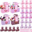 24 Pcs Mothers Day Drink Carrier Mother Gift 2 Cup Drink Carriers with Tag Handle Mother's Day Cup Carriers Disposable Cardboard Cup Holders for Hot Cold Drinks Coffee Mom Gifts from Daughter Son