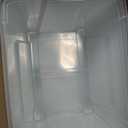 IRIS USA 6-Pack 54 Quart Storage Bins with Lids, Clear
Transparent design makes contents easy to find. Perfect for moving, blankets, clothing, and garage storage. Nestable design