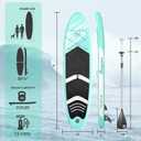 FBSPORT 11' Premium Stand Up Paddle Board, Yoga Board with SUP Accessories & Carry Bag | Wide Stance, Surf Control, Non-Slip Deck, Leash, Paddle and Pump for Youth & Adult