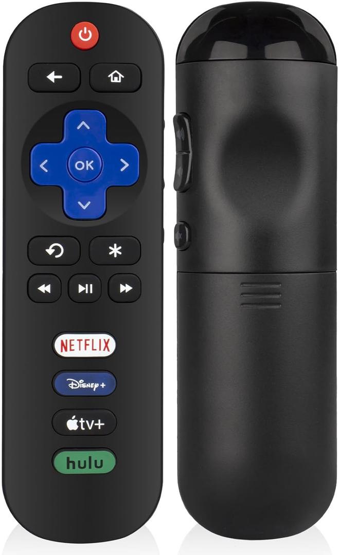 RC280 Remote Control for TCL TV Remote Replacement, No Programming Needed, Easy Install. Replacement Remote for TCL TV Models 55S21 65S451 43S451 50S451 55S451 75S451 85S451.