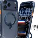 TORRAS Ostand Q3 Air for iPhone 17 Pro Case 6.3'' with Stronger Magnetic Stand, Fit for Magsafe, Airbags Miltary Protection, Camera Control for iPhone 17 Pro Case, Shockproof & Stylish, Midnight Blue
