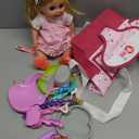 Baby Care Doll Toys Set, 36PCS Dolls Playset, Hair Salon Pretend Play Toddler Doll Toys Incl 14'' Baby Dolls Toy, Backpack, Hair Dryer, Curler, Xmas Gifts for Age 3 4 5 6+ Years Old Girls Kids