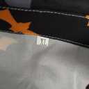 WHO IN SHOP Men's Halloween Shirts Cute Scary Horror Short Sleeve Button Up Shirt (X-Large)