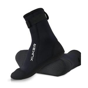 XUKER Neoprene Water Socks 3mm, Sand Proof Beach Volleyball Socks Diving Socks for Outdoor Water Sports, Size M