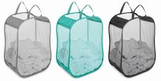 Whitmor Pop & Fold Laundry Bag - Assorted