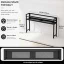 Brakki Spice Rack Over the Stove Shelf with 2 Hooks for Kitchen Organizer