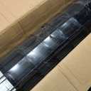 Welded Wire Fence, 50ft(L) x 24inch(H) Garden Fence for Dog, 2 Inch x 3 Inch 16GA Fencing for Chicken, PVC Coated Anti-Rust Roll Metal Wire Mesh Fence for Yard Vegetable, Black