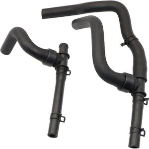 Lqito Heater Hose With TEE SupplyReturn Compatible With 20082020 Dodge Journey 2.4VVT Heater Hose Set Replace#5058437AK 5058437AI 5058437AD(2PCS)