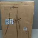 Falling in Art Light Weight French Style Field and Sketchebox Easel with Aluminum Tripod, Adjustable Beechwood Tripod Standing Easel with Drawer, Palette
