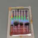Real Techniques 11 Piece Travel Fantasy Mini Brush Set, Travel Size Makeup Brushes For Foundation Eyeshadow, Powder, Blush, Contour, & Concealer, Makeup Bag Included, Gift Set, Cruelty-Free