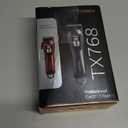 TCMKY Hair Clippers for Men Professional Clippers for Men Cordless&Corded Barber Clippers for Hair Cutting & Grooming. Rechargeable Hair Trimmer Kit for Household (Red)