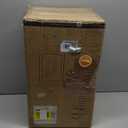 Outdoor Post Light, Waterproof Pole Lantern Lighting Fixture with Tempered Clear Seeded Glass, Matte Black Finish for Outdoors (Extra Large Post Light)