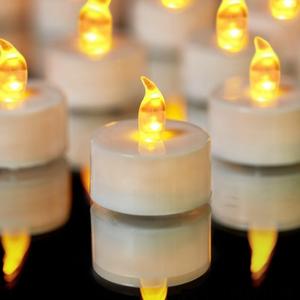 Flameless LED Tea Lights Candles 10 Pcs
