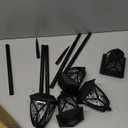 GIGALUMI Solar Lights Outdoor Waterproof, 5 Pack LED Solar Garden Lights, Outdoor Decorations, Garden Decor for Yard, Patio, Landscape, Planter, Walkway (Warm White)