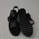 Soda CHESTER ~ Women Flat Sandals Flatform Ankle Buckle Criss Cross Band Straps Sandals Shoes, Size 8