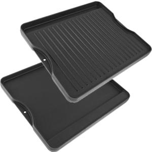 Reversible Pre-Seasoned Cast Iron Grill Griddle 16" for All Camp Chef 14" and 16" StovesReversible Pre-Seasoned Cast Iron Grill Griddle Reversible Pre-Seasoned Cast Iron Grill Griddle 16" for All Camp Chef 14" and 16" StovesReversible Pre-Seasoned Cast Iron Grill Griddle