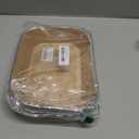 Air Fryer Disposable Paper Liner, 100PCS Food Grade Parchment Liners for Ninja DZ201, Air Fryer Accessories Baking Paper (9 * 6, Natural)