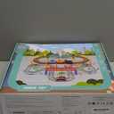 Electric Toddler Train Set Toy, Battery Powered Railway Train Track Toy Playset for Kids Ages 3 4 5, Boys and Girls