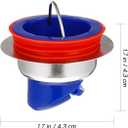 Floor Drain Cover Set One Way Sewer Backflow Preventer Drain Guard for Shower and Washing Machine Drainage Durable Core with 1.73 Inch Size