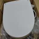TOTO WASHLET S5 Electronic Bidet Toilet Seat with Instantaneous Water Heating, PREMIST and EWATER+ Wand Cleaning, Elongated, Cotton White - SW3446#01