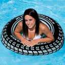 Intex Inflatable 36" Giant Tire Tubes for Swimming Pool/Lake/Ocean (1 Pack)