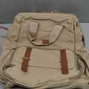 Mommore Diaper Bag Backpack, Breast Pump Backpack for Spectra S1,S2 Medela Pumping Backpack for Working Moms with 15.6 inch Laptop Sleeve, Champagne