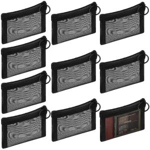 Frienda 10 Pcs Small Mesh Bags with Zipper Mini Zipper Mesh Bags Nylon Cosmetic Coin Purse Pouches Portable Reusable Storage Pouch with Keychain for Women Home Travel(3 x 4 Inch,Black) Frienda 10 Pcs Small Mesh Bags with Zipper Mini Zipper Mesh Bags Nylon Cosmetic Coin Purse Pouches Portable Reusable Storage Pouch with Keychain for Women Home Travel(3 x 4 Inch,Black)