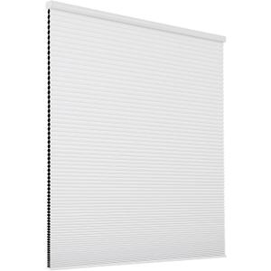 Joydeco Cellular Shades Cordless, Blackout Shades Cellular Blinds for Indoor Windows, Blackout Blinds Window Shades for Thermal Insulated & Noise Reduction (White, 35.5" W x 64" H)