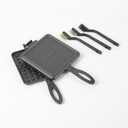 HAWOK Cast Iron Square Waffle Iron Waffle Maker