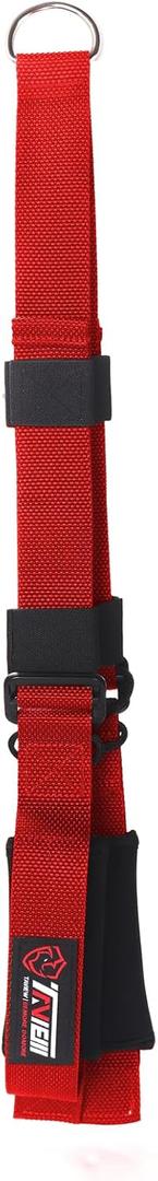 Tricep Rope Cable Attachment Adjustable (26-56 Inches), 27/36/48/55 Inches Long Tricep Rope Alternative, Greater Range of Motion,Gym Rope Equipment for Home/Gym Accessories (Adjustable Length Red (13-28inch))