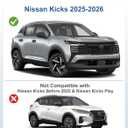 Tape-on Window Visors Rain Guards for 2025-2026 Nissan Kicks