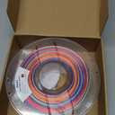 AMOLEN Silk PLA 3D Printer Filament, Shiny Multicolor Rainbow PLA Filament 1.75mm, Fast Color Change PLA 3D Printing Filament for Most FDM 3D Printer, Blue Red YellowGreen