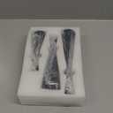 Vixdonos Taper Candle Holders Metal Candlestick Holders Set of 3 Table Mantel Decorative Candle Stand for Dinning,PartyWedding,Home Decor(Dark Blue)