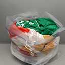 OurWarm 14FT Giant Christmas Inflatables Outdoor Decoration Santa Claus, Christmas Blow Ups with Gift Bag Christmas Tree and LED Lights, Xmas Decor Outdoor for Outside Garden Lawn Holiday Party