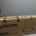 BCAN 40"/48" Mini Rebounder Trampoline for Adults with Bar, 450/550LBS Fitness Trampoline with Bungees, Adjustable Handle, Stable & Quiet, Indoor Outdoor, Whole-Body Workout & Relaxation at Home