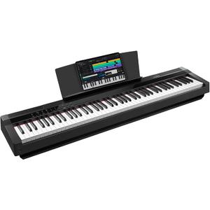 STRICH Digital Piano 88 Key Full Size Weighted Keyboard, Hammer-Action Portable Electric Piano For Beginner Adults, Bundle With Sustain Pedal, Piano Stickers, Music Rest, Black, SDP-P7, Digital Piano Only