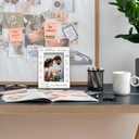 Wedding Picture Frame 4x6, Engagement Wooden Picture Frame, Wedding Engagement Gifts for Couples Newlyweds Bride Groom, Love Honor Cherish Decorative Photo Frames for Table Desk Decor