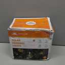 GIGALUMI Solar Lights Outdoor Waterproof, 12 Pack Solar Hanging Lights Garden Decor, Gifts for Women, Solar Outdoor Lantern Waterproof Cracked Glass for Yard, Fence, Tree(Warm White)