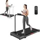 Walking Pad Treadmill, 3.0HP Walking Pad with Handle Bar, Foldable Treadmills for Home Office, Running Machine with LED Display & Remote Control, 20" Widened Running Belt, 300 Lbs Capacity