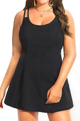 Tempt Me Women Swim Dress - Tankini Swimsuit 2025 Bathing Suit with Shorts
Size M