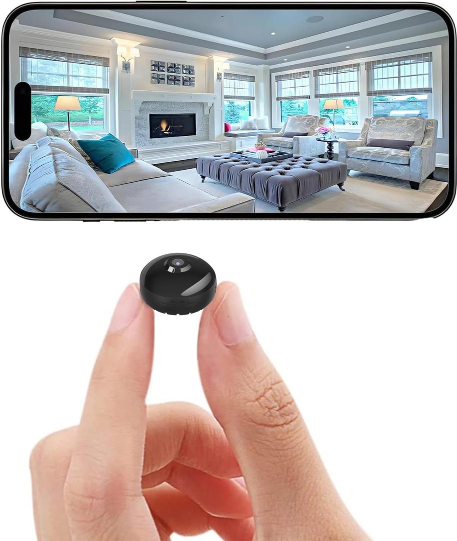 HsiaoPun 4K Camera Wireless Wi-Fi Home Camera for Indoor Security Pet Monitoring, Motion Detection & Night Vision Nanny Cam Pet Cameras-KK16DF (C6T)