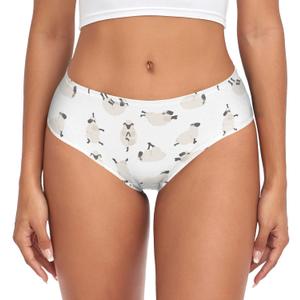 vvfelixl Cool Shark Text Blue Panties for Women Women Underwear Cheeky Panties for Women XS (Large, Multi 20)