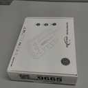 10 FT Flat Plug Surge Protector Power Strip,11 Multiple AC Outlets with 6 USB Ports (2 USB C), 6 Feet Extension Cord, 1250W/10A, One Touch Switch Button, White