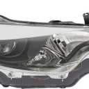 HalogenLED Headlight for Toyota Corolla 2014 2015 2016,Front Left Driver Side/Right Passenger Side Headlamps,Clear Lens Black Housing Head Lights Direct Replacement,8115002E60,8111002E60 (Right)